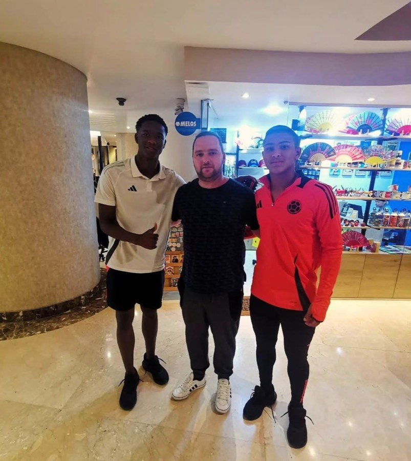 Con dos jugadores de selecciones juveniles de Colombia