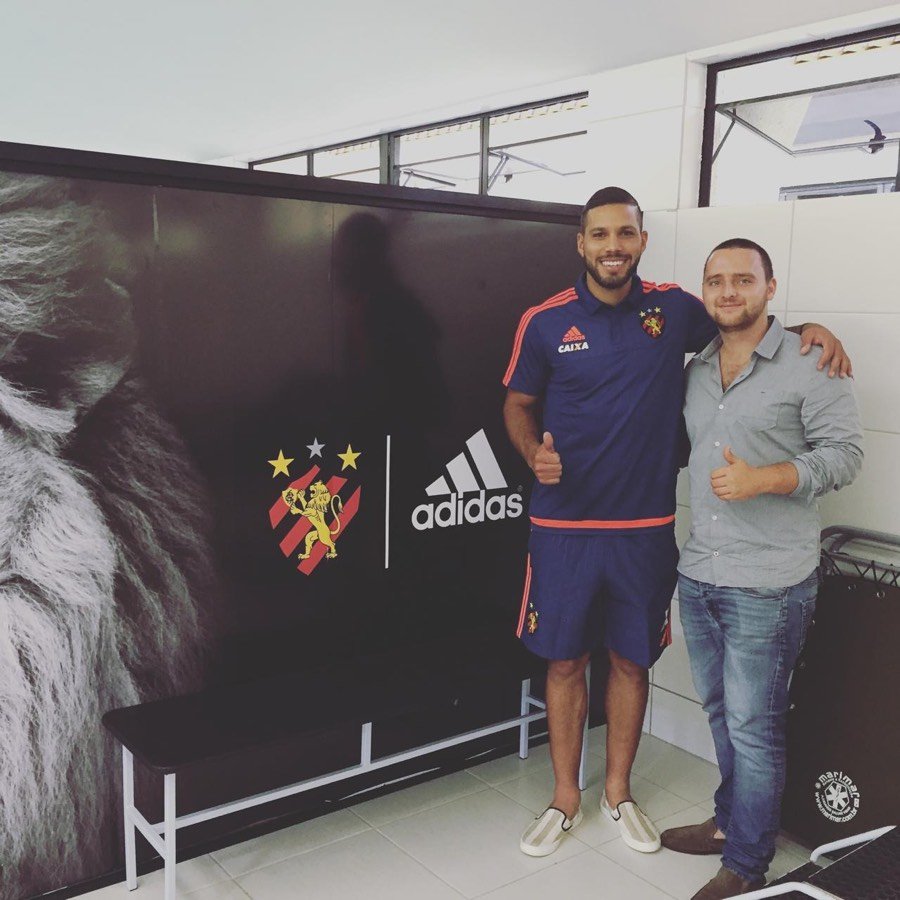 En las instalaciones del Sport Recife, en Brasil